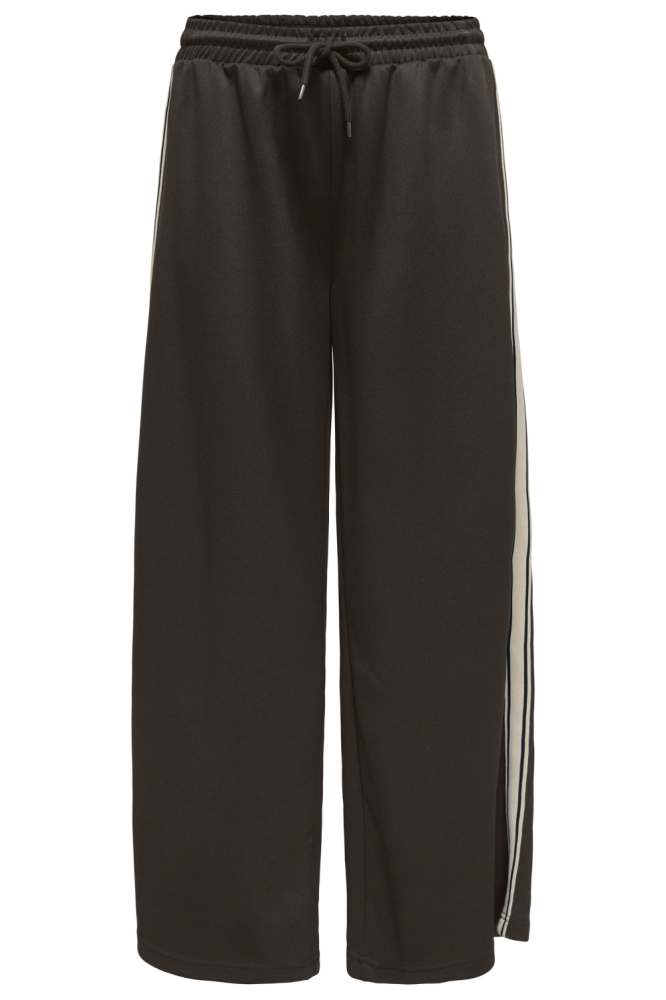 ONLASTA WIDE STRIPE PANTS SWT 15356171 Chocolate Torte/Black/birch